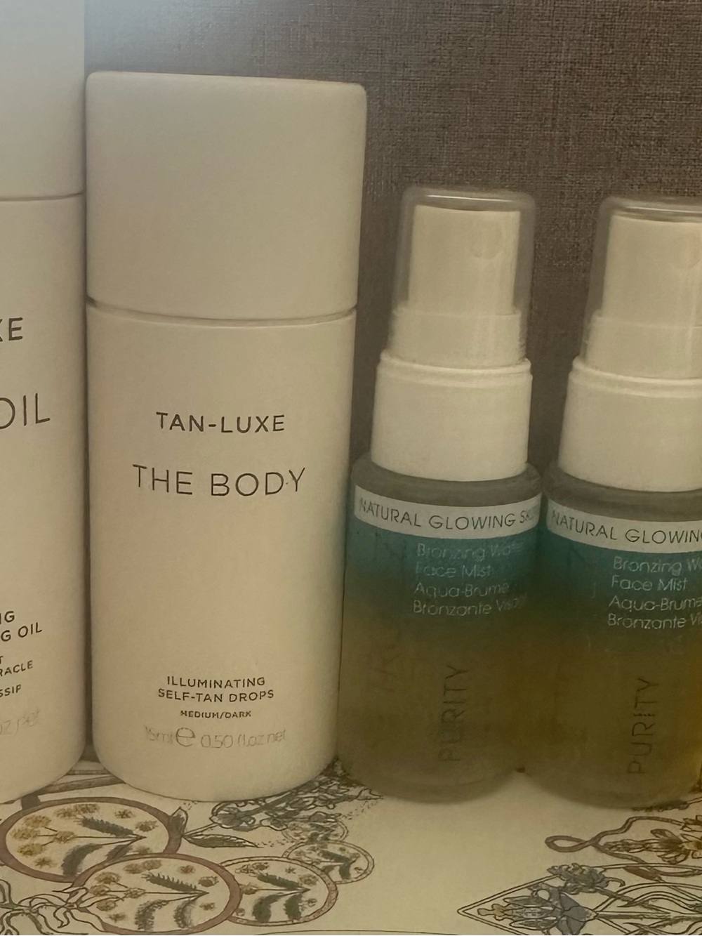 St. Tropez Self Tanning Mist - Tan Luxe Sleep Oil Tanologist Face/Body Drops